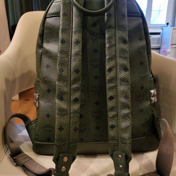 MCM Visetos Medium Stark Backpack Rosin - Picture 3 of 4